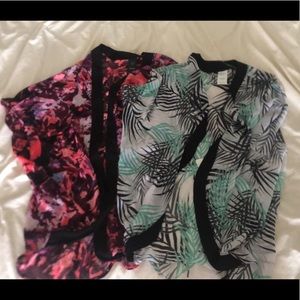 Closet clearout 2 for $25 Swim Kimono